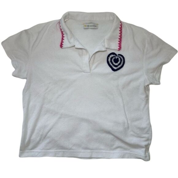Kerri Rosenthal Terry Cloth Top - Picture 1 of 7